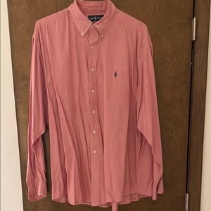 Ralph Lauren Pink Casual Button Down Shirt